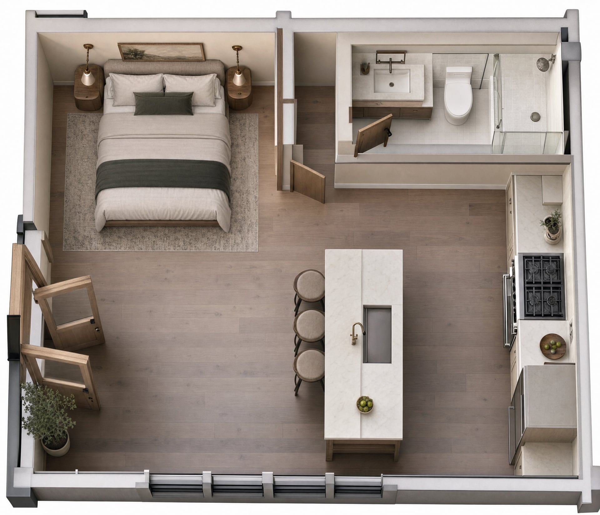 ADU Studio Plan