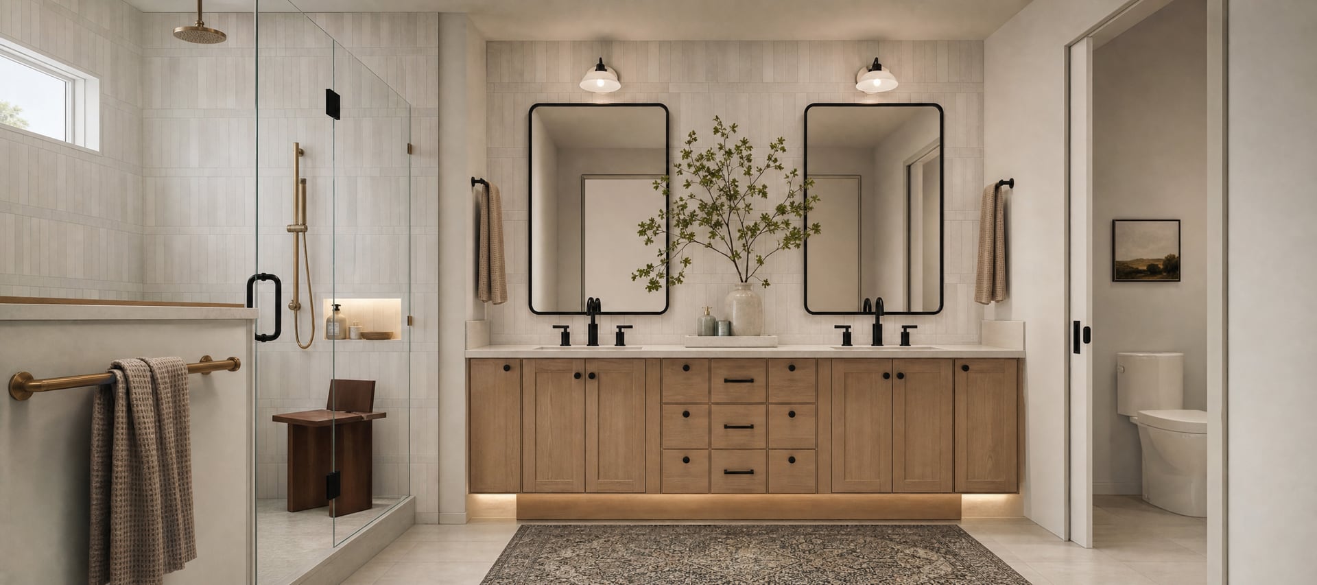 Primary Bath, Walk-In Shower